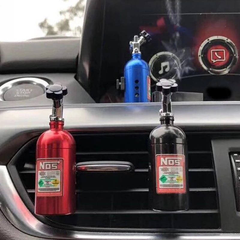 Difusor de Ar para Carro NOS Nitrogen Bottle - Aromaterapia para Carro, Perfume e Fragrância para Saída de Ar