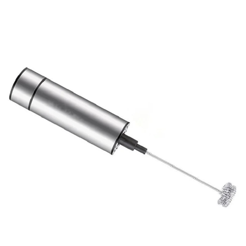 Batedor Elétrico de Leite Sem Fio - Misturador Manual Potente de Espuma, Cabeça de Batedor em Aço Inoxidável para Café e Capuccino