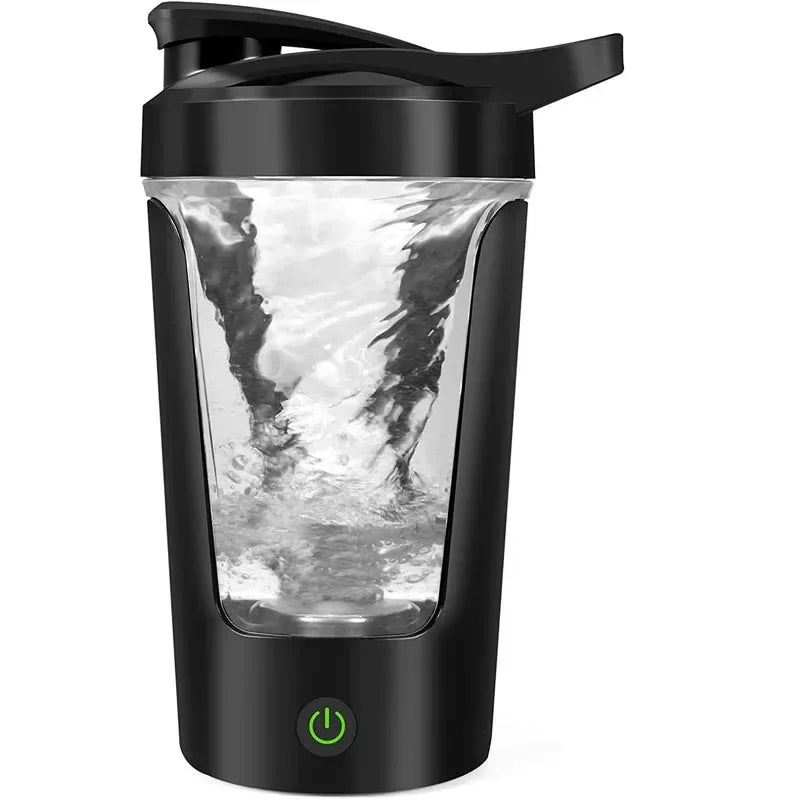 Copo de Mistura Elétrico 450ml – Coqueteleira Portátil para Proteínas, Bate-mais para Viagem, Casa, Escritório e Cozinha