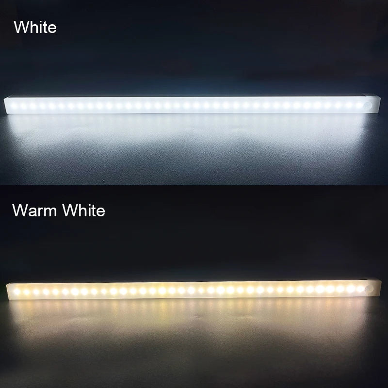 Luz Noturna LED Sem Fio com Sensor de Movimento – Iluminação Inteligente para Closets, Cozinha, Quarto e Escadas