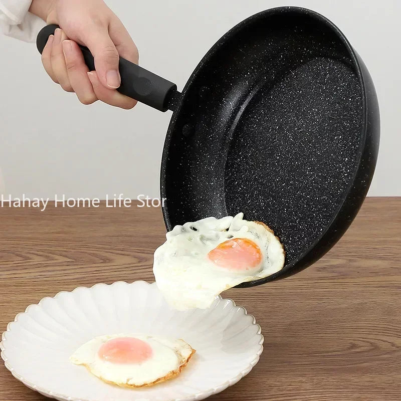 Panela Antiaderente de Pedra Maifan – Frigideira, Panela, Omeleteira e Caçarola para Cozinha – Ideal para Fogão a Gás e Indução