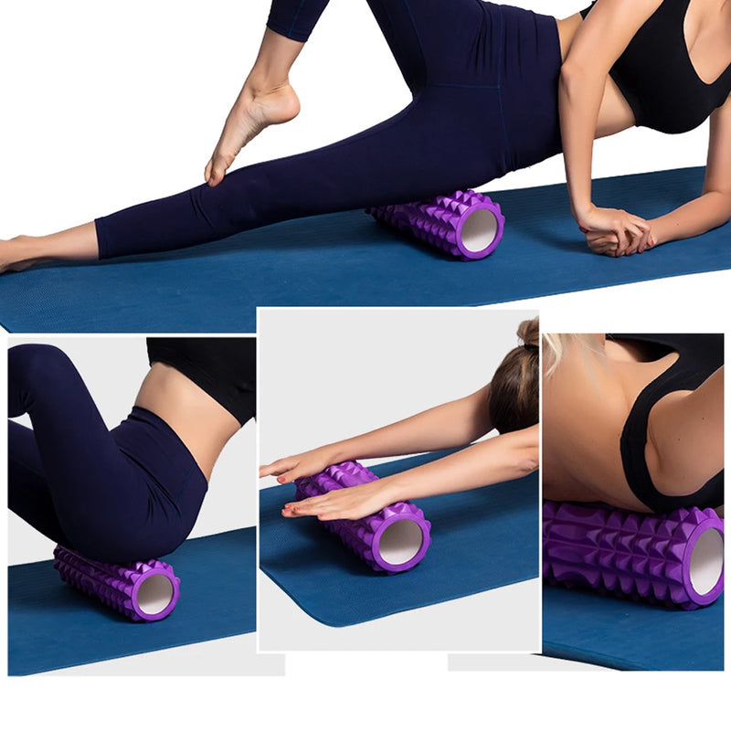 Rolo de Espuma de 30cm para Yoga e Pilates – Equipamento de Fitness para Ginásio e Exercícios em Casa