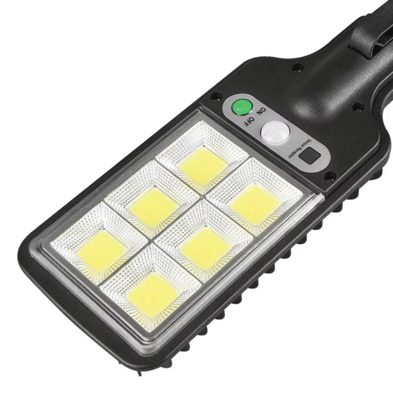 Luminária LED Solar com Controle Remoto – Iluminação Inteligente para Áreas Externas!