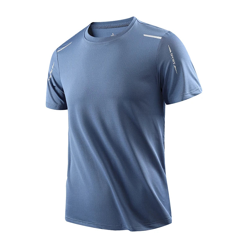 Camiseta Masculina CHRLCK para Corrida – Secagem Rápida, Respirável e Confortável! Ideal para Hiking, Pesca e Atividades ao Ar Livre. Camisa de Verão com Elasticidade e Conforto para o Seu Melhor Desempenho!