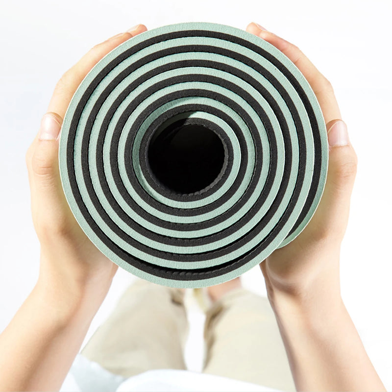 Tapete de Yoga TPE – Mat Fitness Antiderrapante para Casa, Ideal para Exercícios e Esportes
