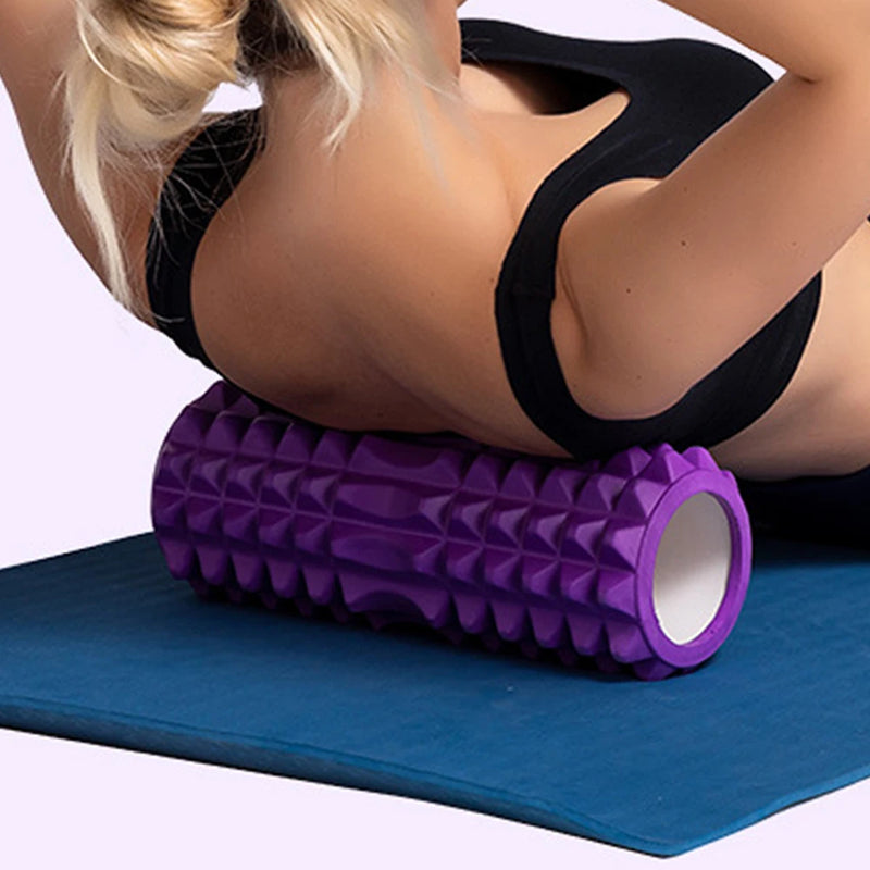 Rolo de Espuma de 30cm para Yoga e Pilates – Equipamento de Fitness para Ginásio e Exercícios em Casa