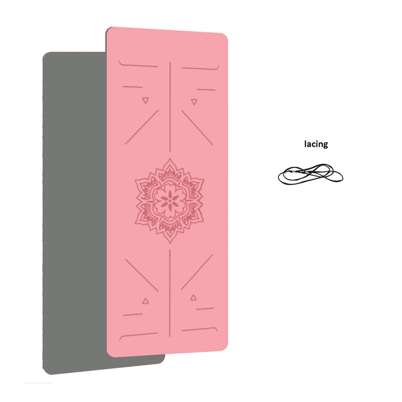 Tapete de Yoga TPE – Mat Fitness Antiderrapante para Casa, Ideal para Exercícios e Esportes