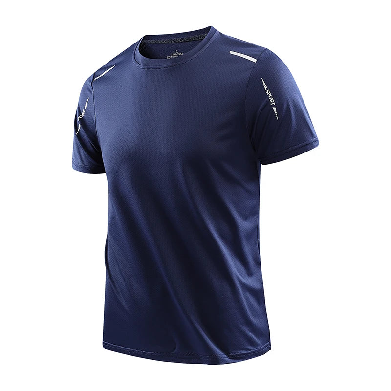 Camiseta Masculina CHRLCK para Corrida – Secagem Rápida, Respirável e Confortável! Ideal para Hiking, Pesca e Atividades ao Ar Livre. Camisa de Verão com Elasticidade e Conforto para o Seu Melhor Desempenho!