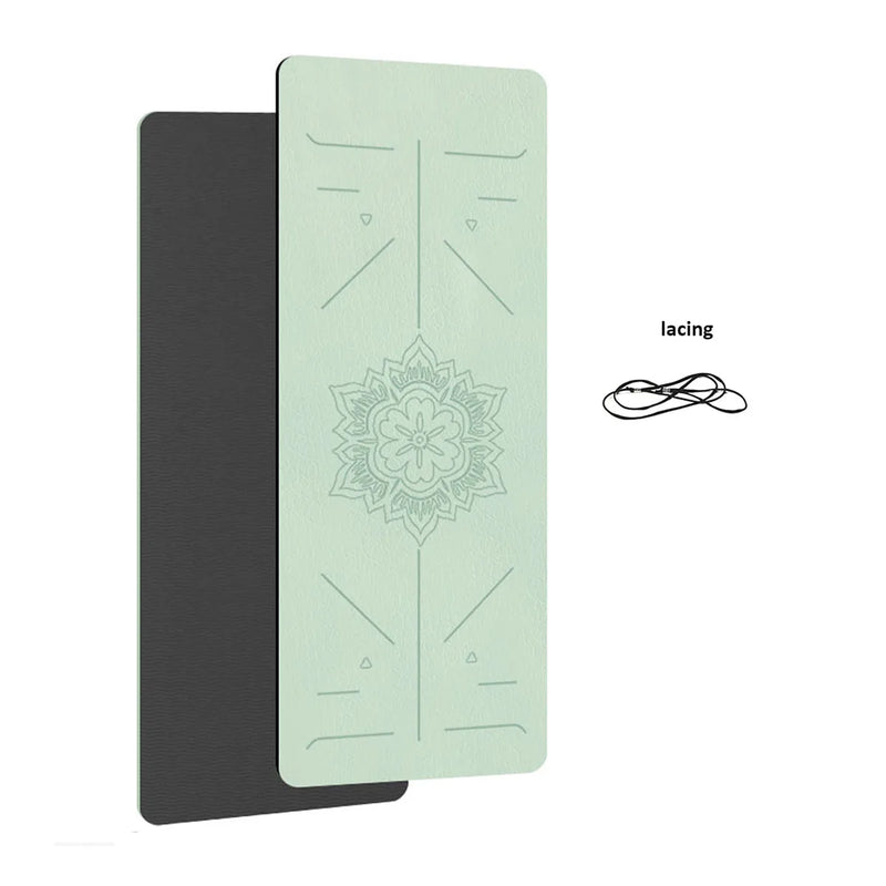Tapete de Yoga TPE – Mat Fitness Antiderrapante para Casa, Ideal para Exercícios e Esportes