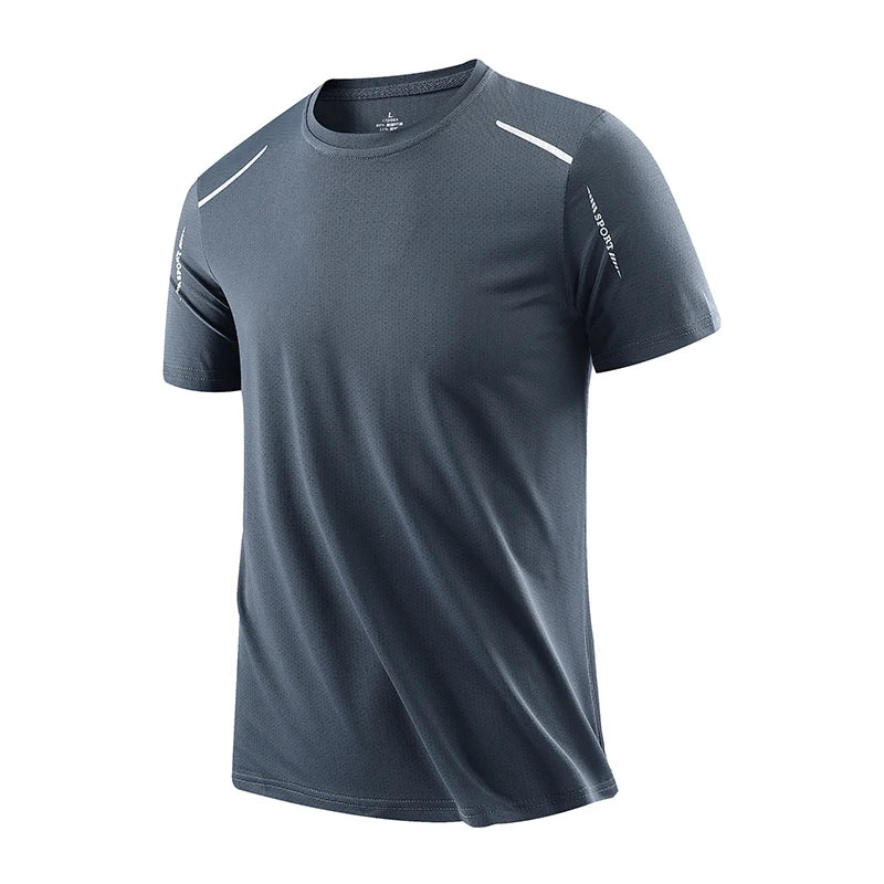 Camiseta Masculina CHRLCK para Corrida – Secagem Rápida, Respirável e Confortável! Ideal para Hiking, Pesca e Atividades ao Ar Livre. Camisa de Verão com Elasticidade e Conforto para o Seu Melhor Desempenho!