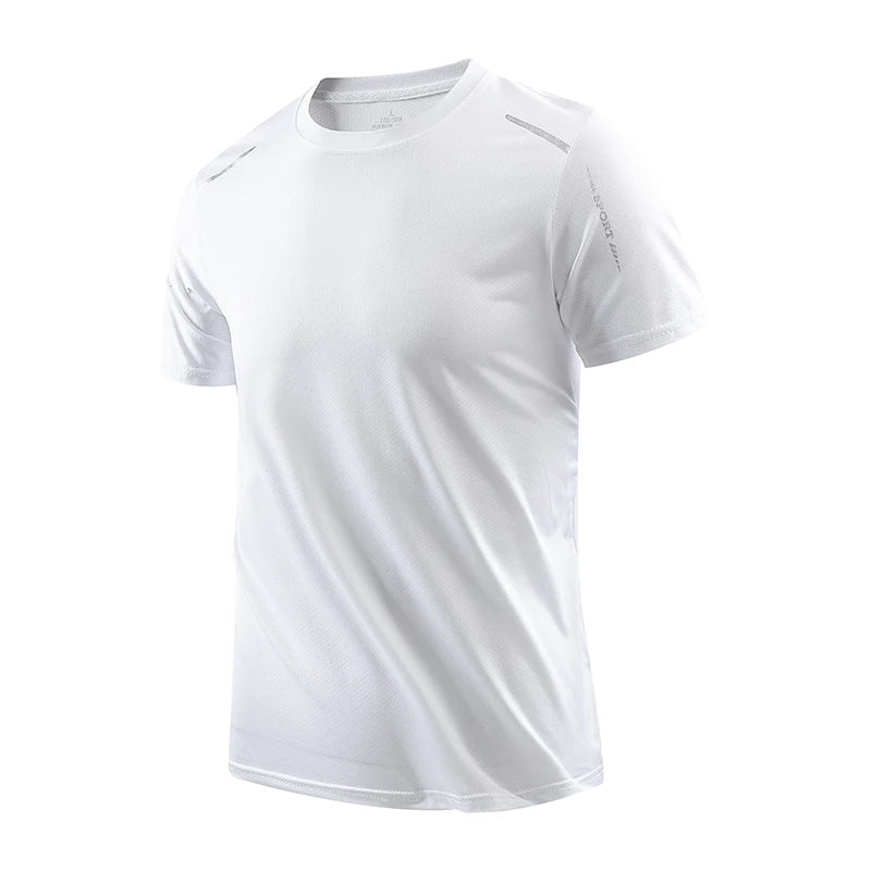 Camiseta Masculina CHRLCK para Corrida – Secagem Rápida, Respirável e Confortável! Ideal para Hiking, Pesca e Atividades ao Ar Livre. Camisa de Verão com Elasticidade e Conforto para o Seu Melhor Desempenho!