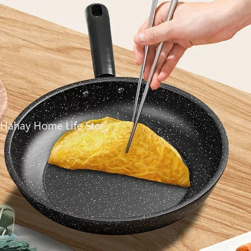 Panela Antiaderente de Pedra Maifan – Frigideira, Panela, Omeleteira e Caçarola para Cozinha – Ideal para Fogão a Gás e Indução