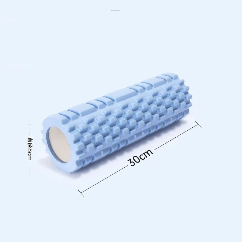 Rolo de Espuma de 30cm para Yoga e Pilates – Equipamento de Fitness para Ginásio e Exercícios em Casa