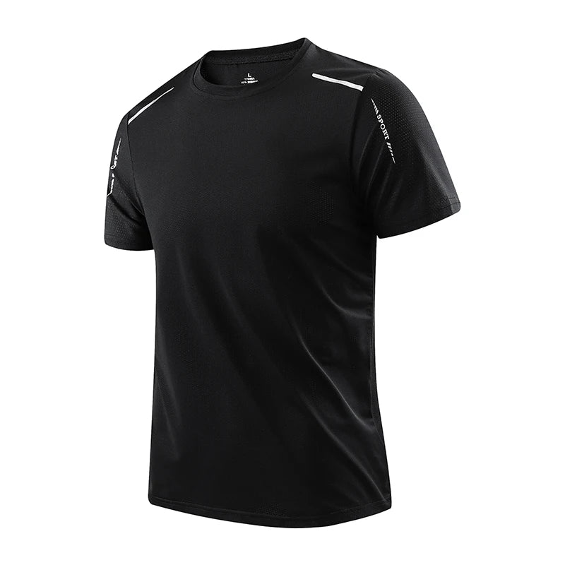 Camiseta Masculina CHRLCK para Corrida – Secagem Rápida, Respirável e Confortável! Ideal para Hiking, Pesca e Atividades ao Ar Livre. Camisa de Verão com Elasticidade e Conforto para o Seu Melhor Desempenho!